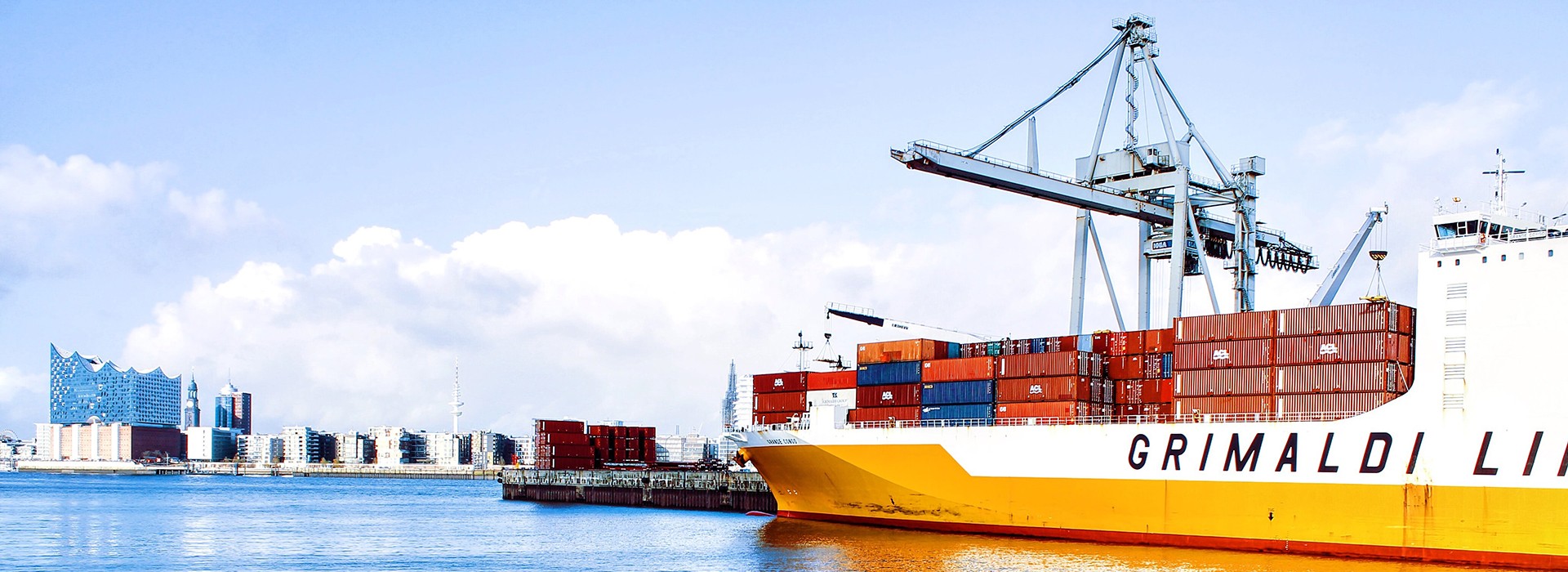 Container ship image